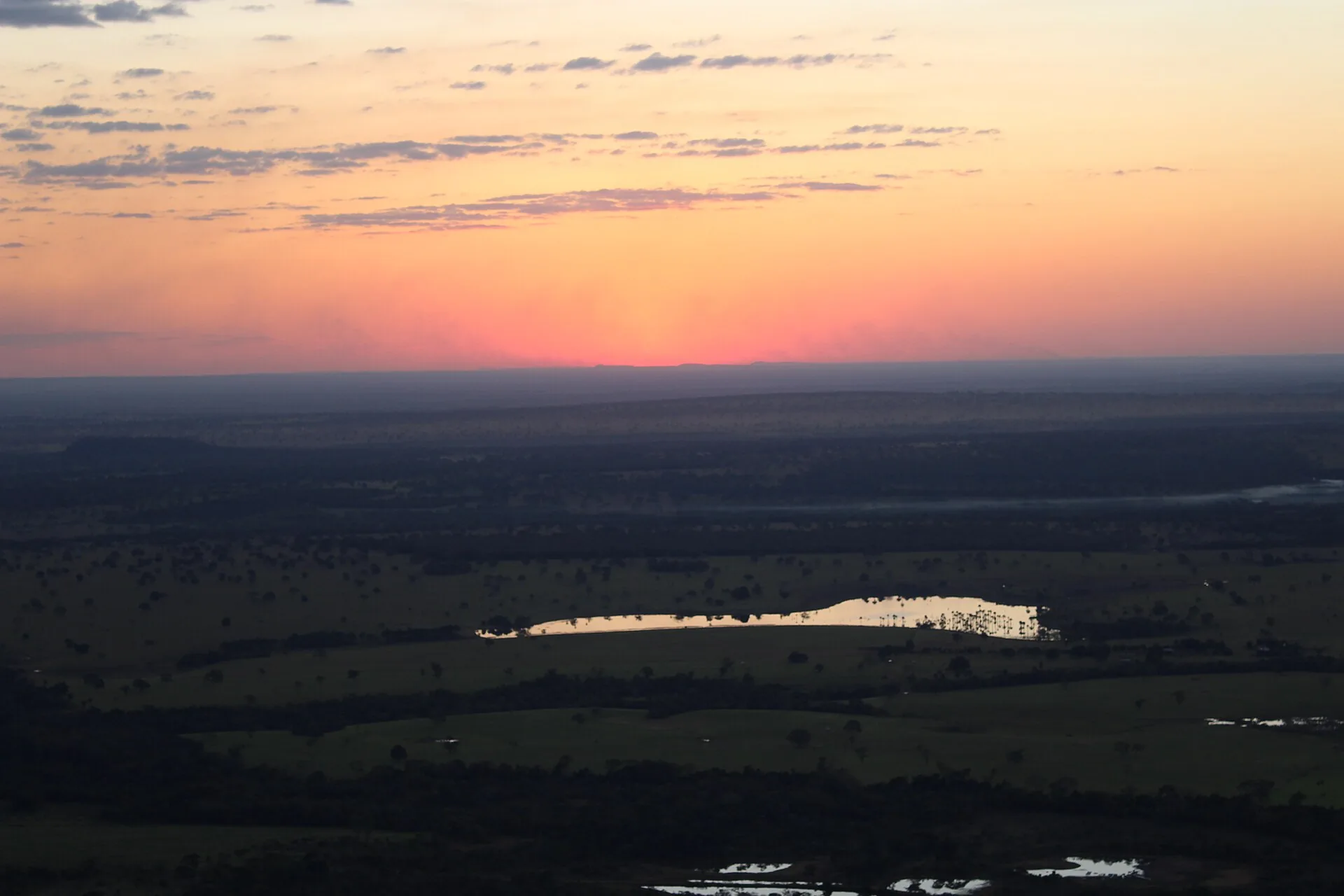 Paisagem em Piraputanga, Mato Grosso do Sul