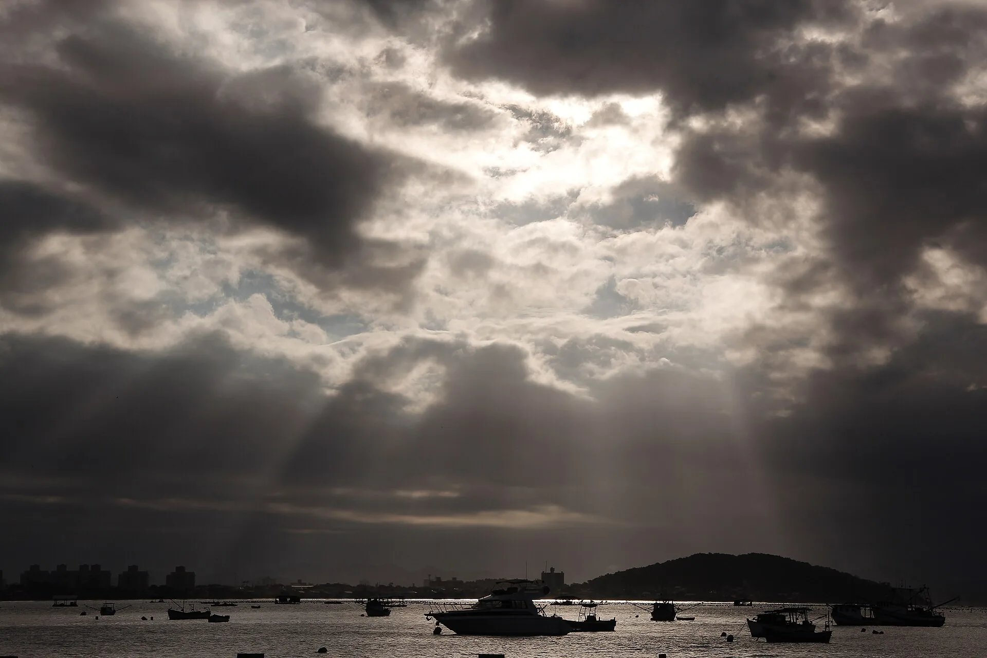 Paisagem em Balneário Piçarras, Santa Catarina